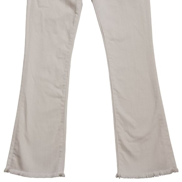 AG Adriano Goldschmied The Jodi Crop Jeans High Rise Slim Flare Cream,‎ Size 26 - Picture 3 of 12